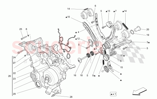 Part Diagram for Maserati 187742