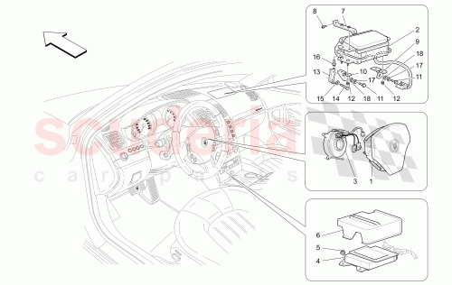 Part Diagram for Maserati 66936000
