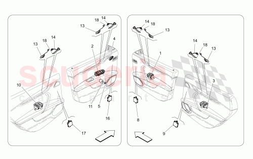 Part Diagram for Maserati 670025240