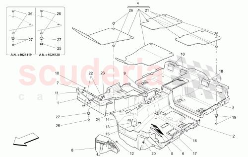 Part Diagram for Maserati 673000076