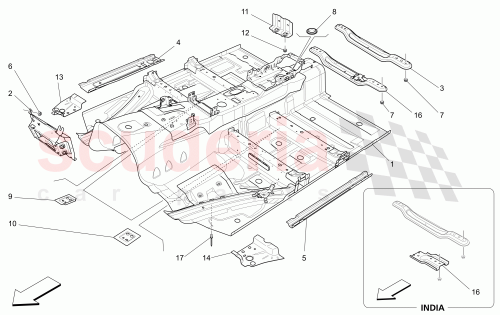 Part Diagram for Maserati 670031638