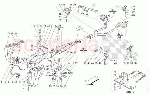 Part Diagram for Maserati 184798