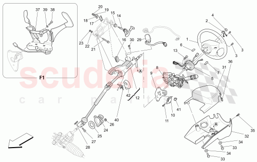 Part Diagram for Maserati 80095800