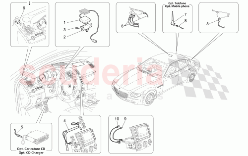 Part Diagram for Maserati 227476