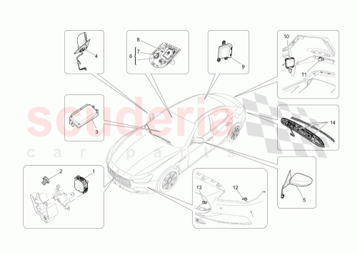 Part Diagram for Maserati 670071846