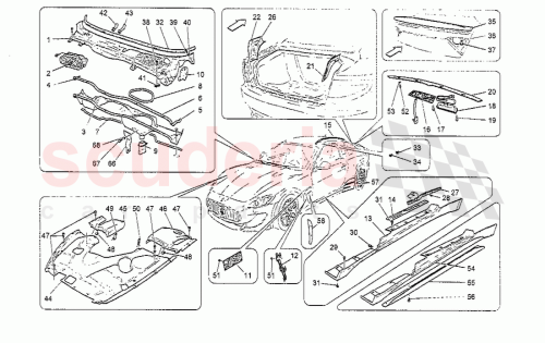 Part Diagram for Maserati 81599100