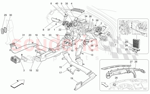 Part Diagram for Maserati 67579608