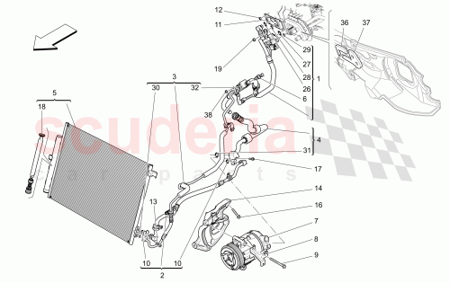 Part Diagram for Maserati 670033080