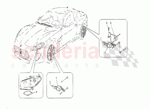 Part Diagram for Maserati 80424000