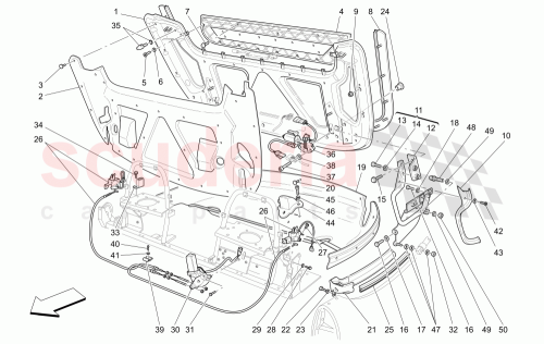 Part Diagram for Maserati 69929504