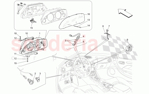 Part Diagram for Maserati 382300225