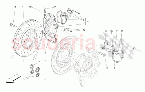 Part Diagram for Maserati 670031597