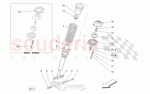 Part Diagram for Maserati 248216