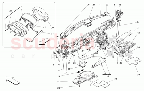 Part Diagram for Maserati 673003802