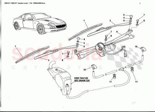 Part Diagram for Maserati 383300206