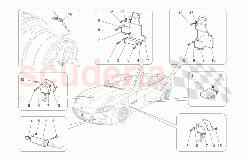 Part Diagram for Maserati 266373