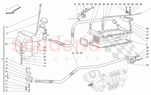 Part Diagram for Maserati 10440890