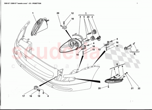 Part Diagram for Maserati 386100125