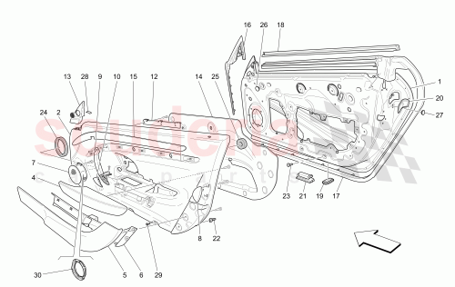 Part Diagram for Maserati 89254724
