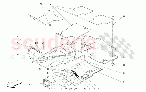 Part Diagram for Maserati 670085982