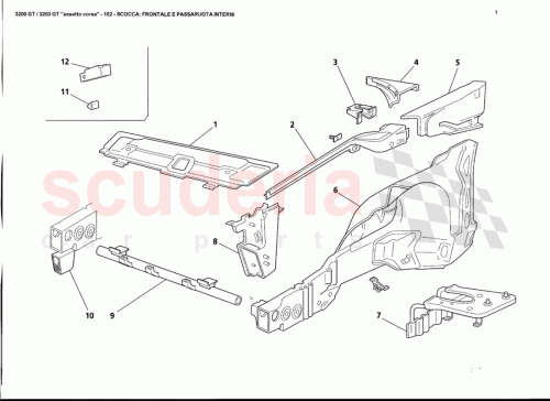 Part Diagram for Maserati 381300244