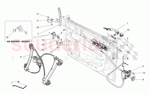 Part Diagram for Maserati 670139832