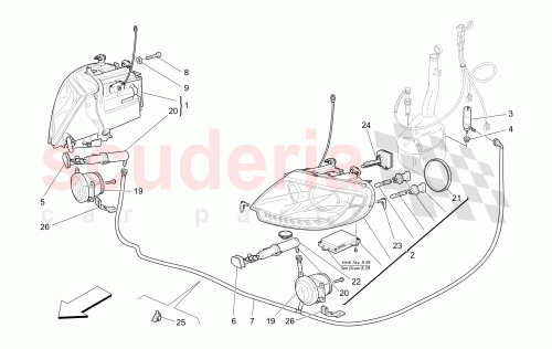 Part Diagram for Maserati 272726