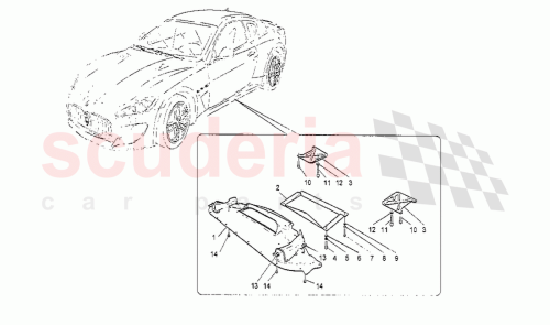 Part Diagram for Maserati 67960100