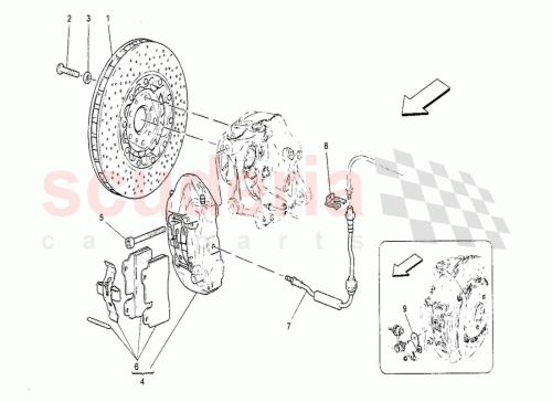 Part Diagram for Maserati 228183