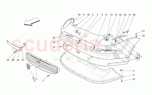 Part Diagram for Maserati 89095900