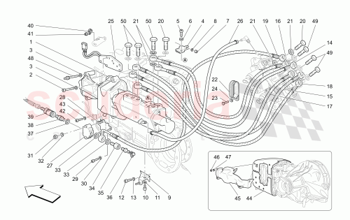 Part Diagram for Maserati 204543