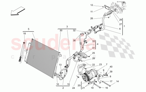 Part Diagram for Maserati 670038908