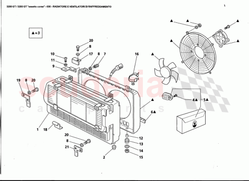 Part Diagram for Maserati 980000960