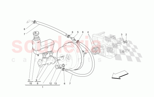 Part Diagram for Maserati 196150