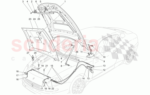 Part Diagram for Maserati 384300122