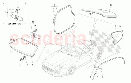Part Diagram for Maserati 66139700