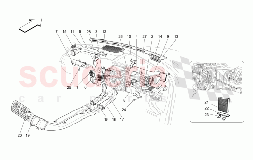 Part Diagram for Maserati 68238516