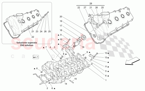 Part Diagram for Maserati 980145495