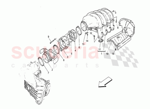 Part Diagram for Maserati 255738
