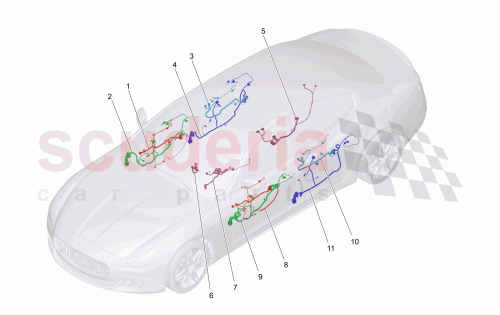 Part Diagram for Maserati 670007354