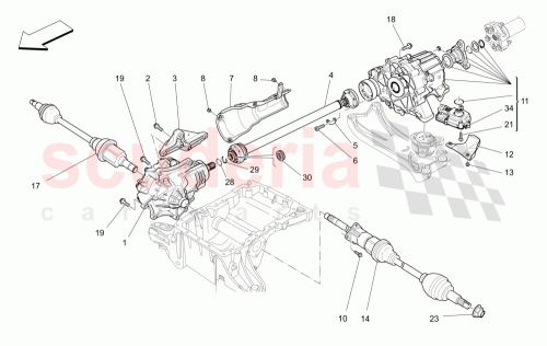 Part Diagram for Maserati 13029034