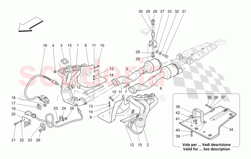 Part Diagram for Maserati 182868