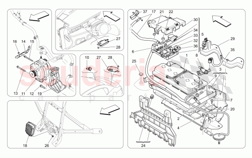 Part Diagram for Maserati 46328300