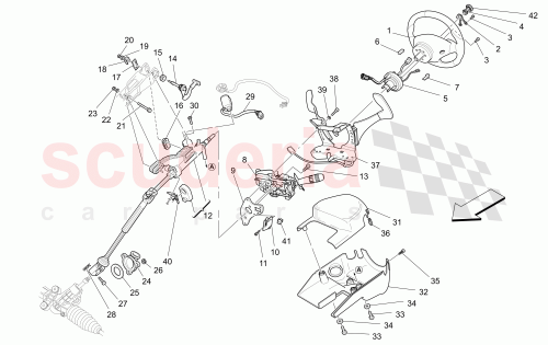 Part Diagram for Maserati 58841309