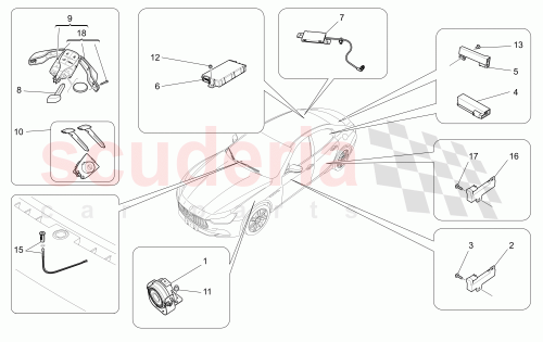 Part Diagram for Maserati 670101217