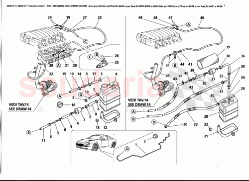 Part Diagram for Maserati 379200207