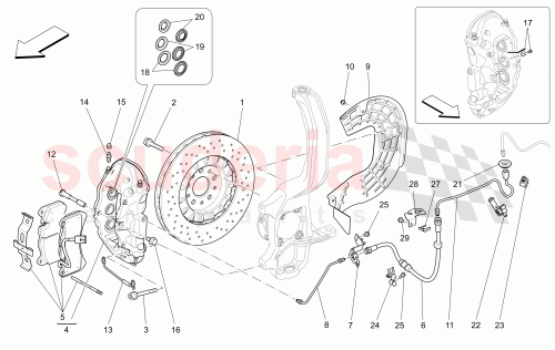 Part Diagram for Maserati 673012038