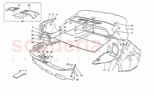 Part Diagram for Maserati 84633300