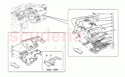 Part Diagram for Maserati 69922700