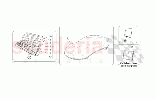 Part Diagram for Maserati 89403500